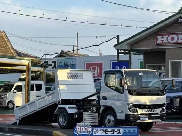 キャンター(三菱)３ｔ ローダースライドダンプレンタ登録済未使用車 0