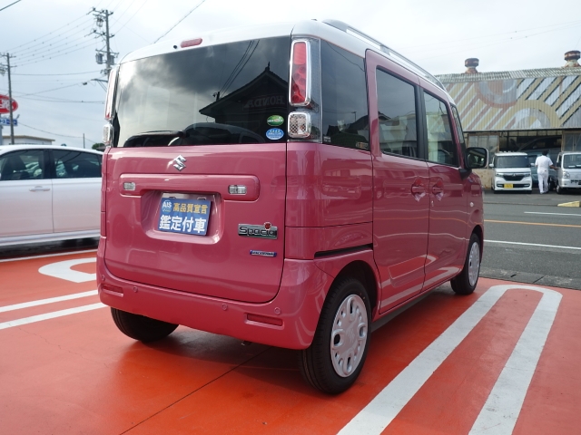 静岡県のスズキ 新型スペーシア ハイブリッドxは未使用車 新古車 中古車大型展示場 松下モータース No