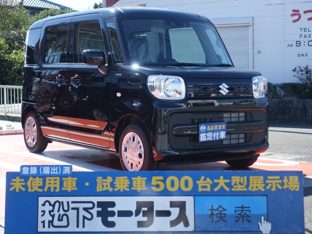 スズキ スペーシア ハイブリッドgは未使用車 新古車 中古車大型展示場 松下モータース 静岡県 No