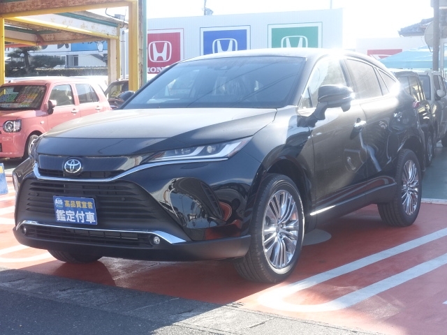 静岡県のトヨタ ハリアー Z サンルーフは未使用車 新古車 中古車大型展示場 松下モータース No