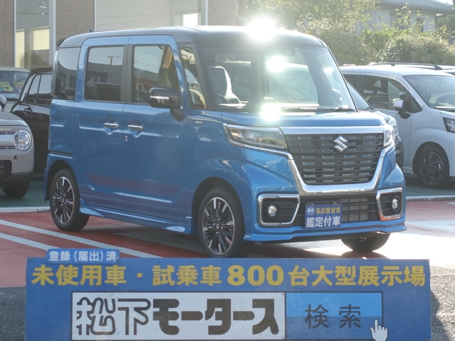 静岡県のスズキ スペーシアカスタム ハイブリッドｘｓは未使用車 新古車 中古車大型展示場 松下モータース No