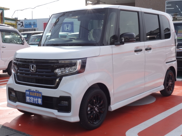 ホンダ 新型n Boxカスタム ｌ Style Blackは未使用車 新古車 中古車大型展示場 松下モータース 静岡県 No 107