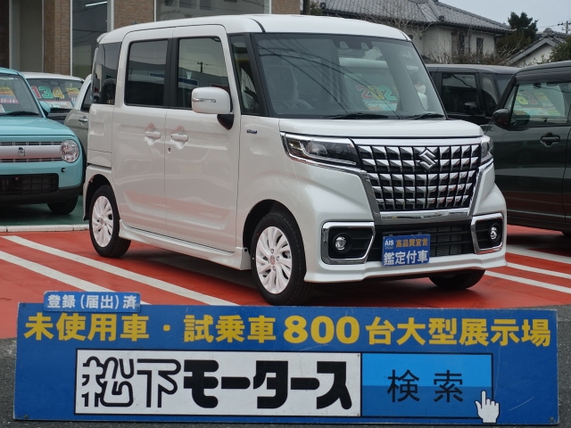 スペーシアカスタム(スズキ)届出済未使用車全体拡大