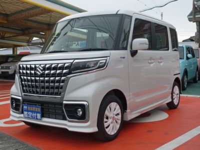 スペーシアカスタム(スズキ)届出済未使用車 前方