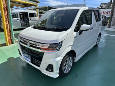 ワゴンRカスタムＺ(スズキ)ディーラ-試乗車 前方