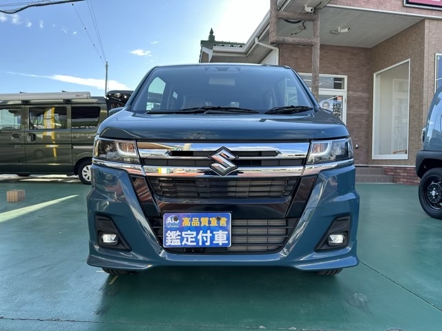 スズキ パープル 車 本体（静岡県のスズキ SSDナビ付ワゴンR