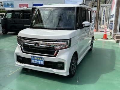 N-BOXカスタム(ホンダ)届出済未使用車 前方