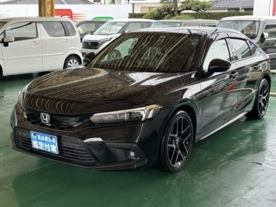 シビック(ホンダ)ディーラ-試乗車 前方
