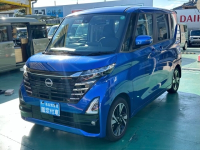 新型ルークス(ニッサン)ディーラ-試乗車 前方