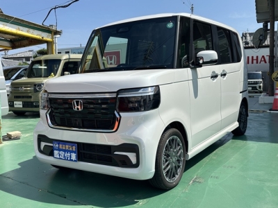 新型N-BOX(ホンダ)ディーラ-試乗車 前方