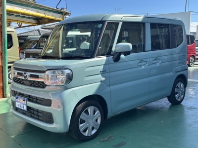 新型フレアワゴン(マツダ)ディーラ-試乗車 前方