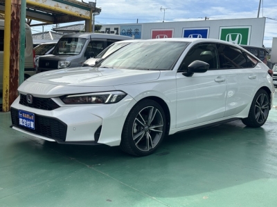 シビック(ホンダ)ディーラ-試乗車 前方