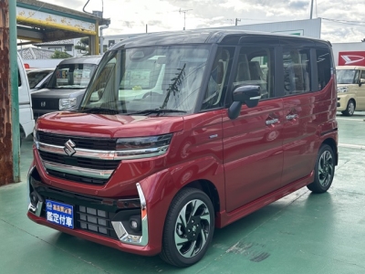 新型スペーシアカスタム(スズキ)届出済未使用車 前方