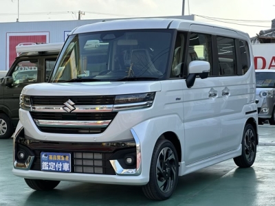 新型スペーシアカスタム(スズキ)届出済未使用車 前方