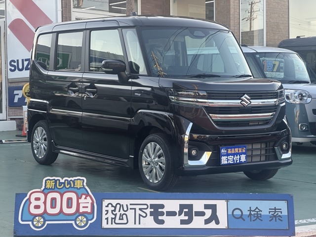 新型スペーシアカスタム(スズキ)届出済未使用車全体拡大