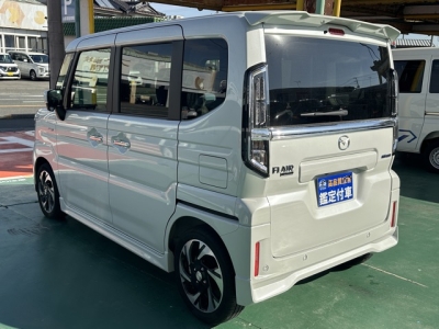 新型スペーシアカスタムのOEM(スズキ)中古車 後方