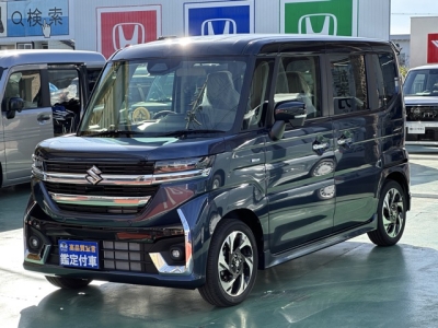 新型スペーシアカスタム(スズキ)届出済未使用車 前方