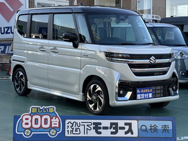 新型スペーシアカスタム(スズキ)届出済未使用車全体拡大