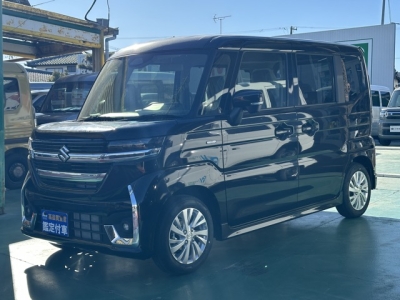 新型スペーシアカスタム(スズキ)届出済未使用車 前方