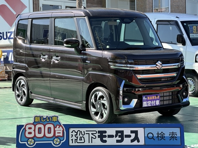 新型スペーシアカスタム(スズキ)届出済未使用車全体拡大