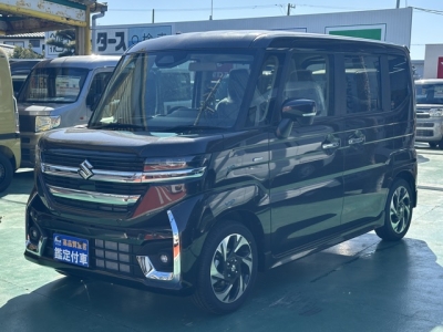 新型スペーシアカスタム(スズキ)届出済未使用車 前方