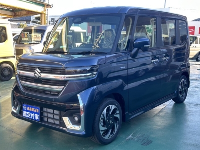 新型スペーシアカスタム(スズキ)届出済未使用車 前方