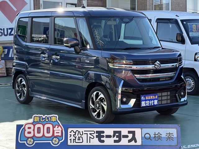 新型スペーシアカスタム(スズキ)届出済未使用車全体拡大