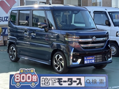 新型スペーシアカスタム(スズキ)届出済未使用車 全体