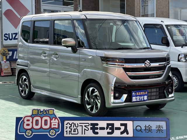 新型スペーシアカスタム(スズキ)届出済未使用車全体拡大