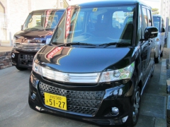パレットSW(スズキ)ディラー試乗車 前方