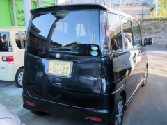 パレットSW(スズキ)ディラー試乗車 前席内装