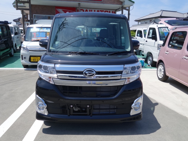 静岡県のダイハツ 新型タントカスタム Xは未使用車 新古車 中古車大型展示場 松下モータース No 3872