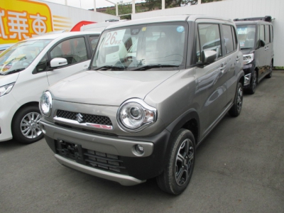 ハスラー(スズキ)ディーラー試乗車 前方