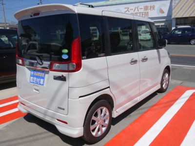 スペーシア(スズキ)未使用車 後席から見た前席