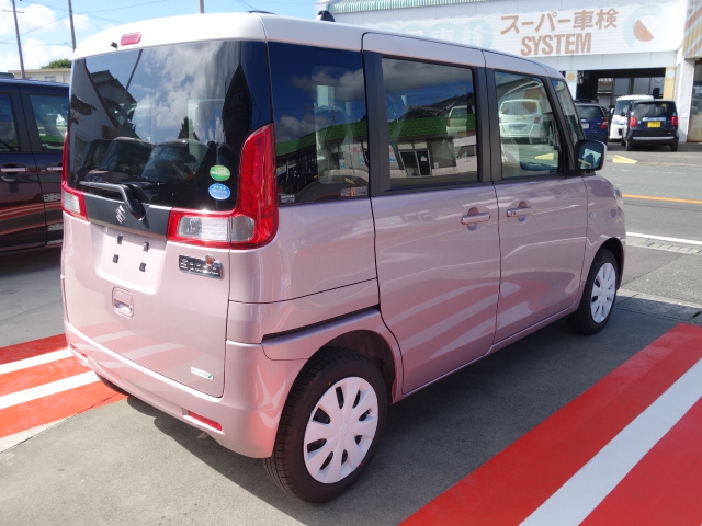 静岡県のスズキ SSDナビ付スペーシア Xレーダーブレーキは未使用車