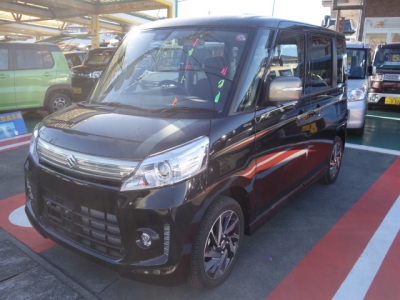 スペーシアカスタム(スズキ)ディーラー試乗車 前方