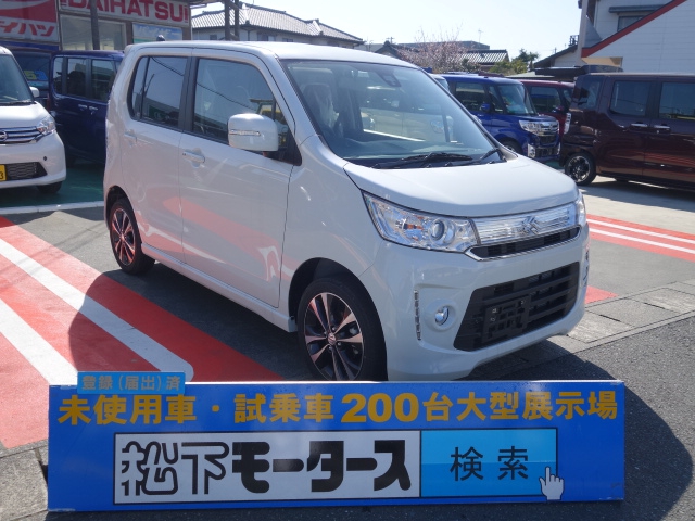 静岡県のスズキ ワゴンrスティングレー Tターボは未使用車 新古車 中古車大型展示場 松下モータース No 5728