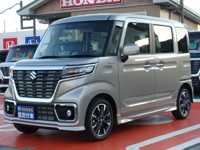 静岡県のスズキ スペーシアカスタム ハイブリッドｘｓは未使用車 新古車 中古車大型展示場 松下モータース No 96