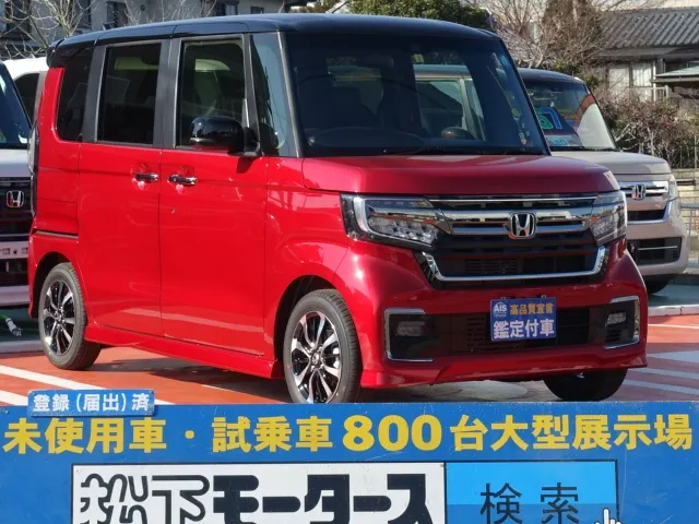 N-BOXカスタム Ｌターボ コーディネート ホンダ 届出済未使用車は静岡