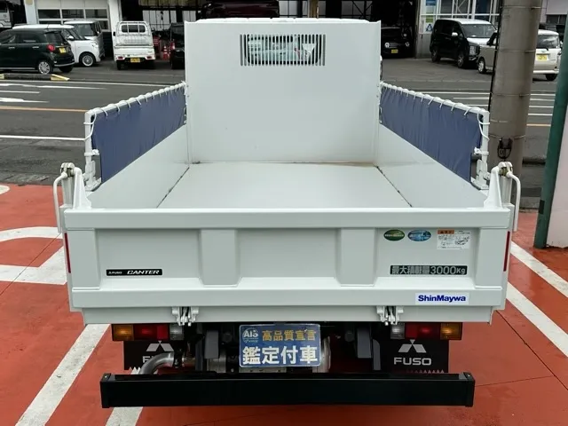 キャンター 全低床キョウカダンプ ３ｔ コボレーン 三菱 レンタ登録済未使用車は静岡県 松下モータース コボレーン付き！ [NO:13397]