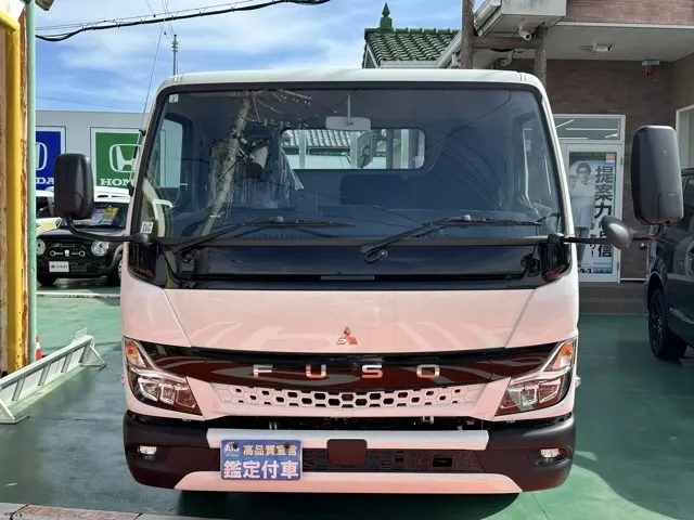 キャンター(三菱)平ボディ ３ｔワイドロング MT 1ナンバー車レンタ登録済未使用車 25