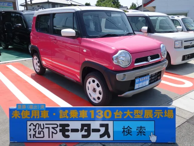 ハスラー Gタイプ-Sエネチャージ スズキ 登録済未使用車は静岡県 松下モータース ハイブリッド！！ [NO:4635]