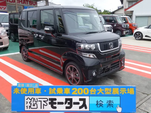 N-BOX モデューロＸ Ｇ ホンダ ディーラー試乗車は静岡県 松下モータース 専用アルミホイール！ [NO:5772]